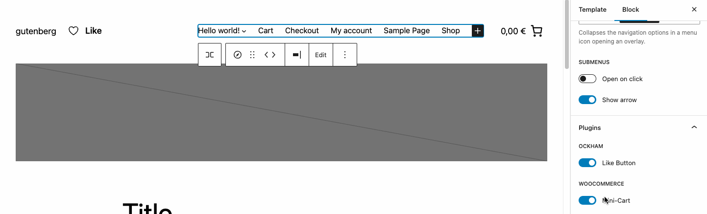 Gutenberg 16.6 Introduces Block Hooks, Improvements to Toolbars on Nested Blocks