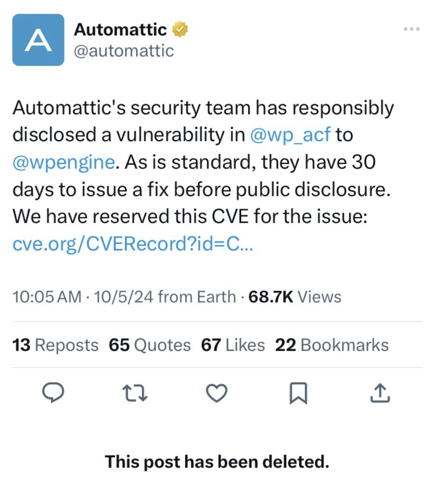 Impact of WPEngine’s Ban on ACF Plugin