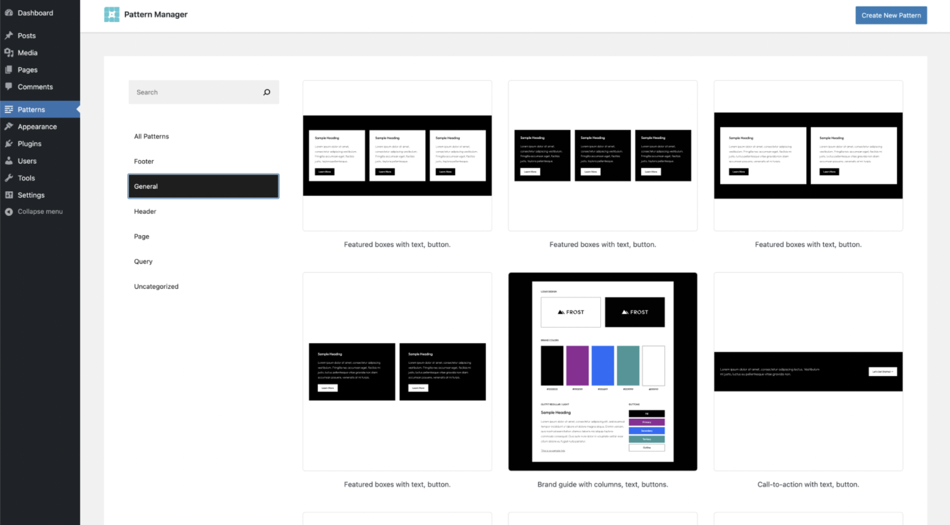Pattern Manager Plugin Now Available on WordPress.org